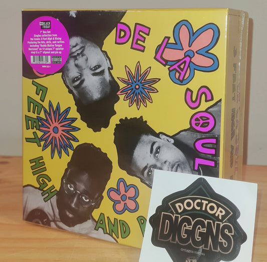 RSD2023 - De La Soul – 3 Feet High And Rising - 12 x 7" Splatter, Box Set
