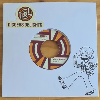 Diggers Delights 01 - Buster's Long Weekend / Nasty Player - LTD Edition Green Colour 7"