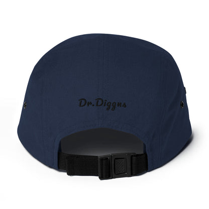 Funky 7's - Dr Diggns - Five Panel Embroidered Cap (Blue)