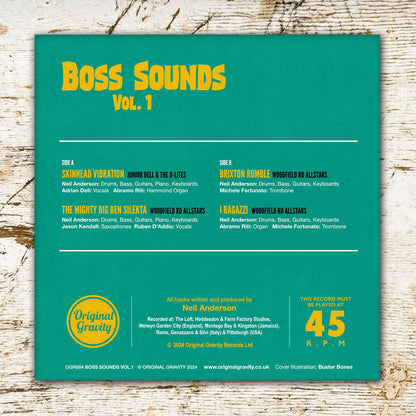 Boss Sounds - Vol 1 - 7" - ORIGINAL GRAVITY - 7" Last 4