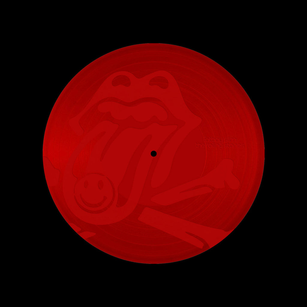 FATBOY SLIM / THE ROLLING STONES - RED - Etched - 12" LTD Satisfaction Skank