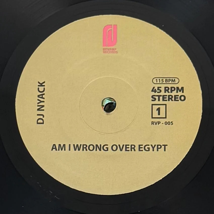 DJ Nyack - Am I Wrong Over Egypt b/w D'evils On My Mind - 7" Last 2