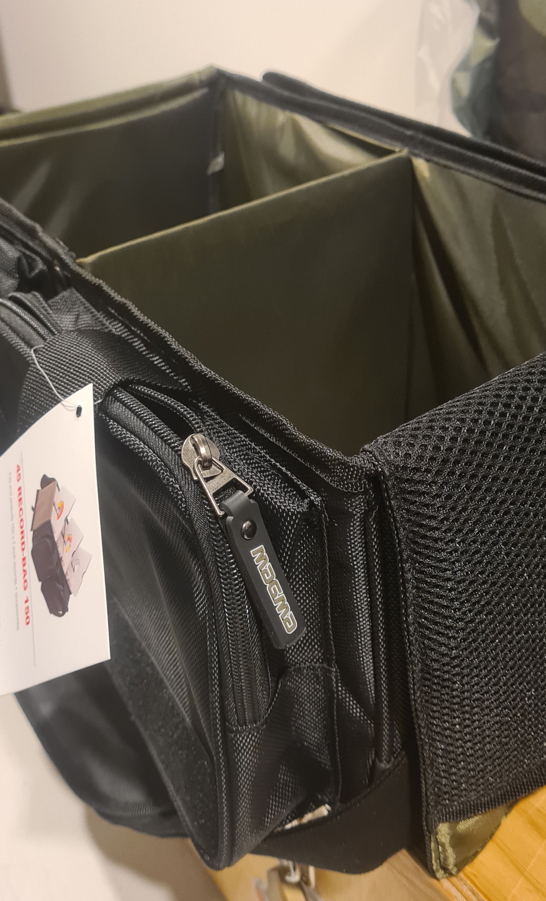 Magma 150 - 45 Record Bag - Blk.