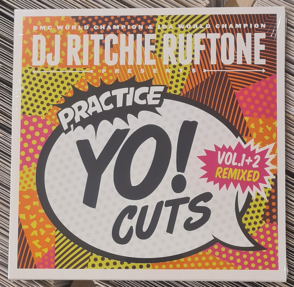 DJ RITCHIE RUFTONE - Practice Yo! Cuts Vol 1 & 2 Remixed - 7" Colour - Last 2