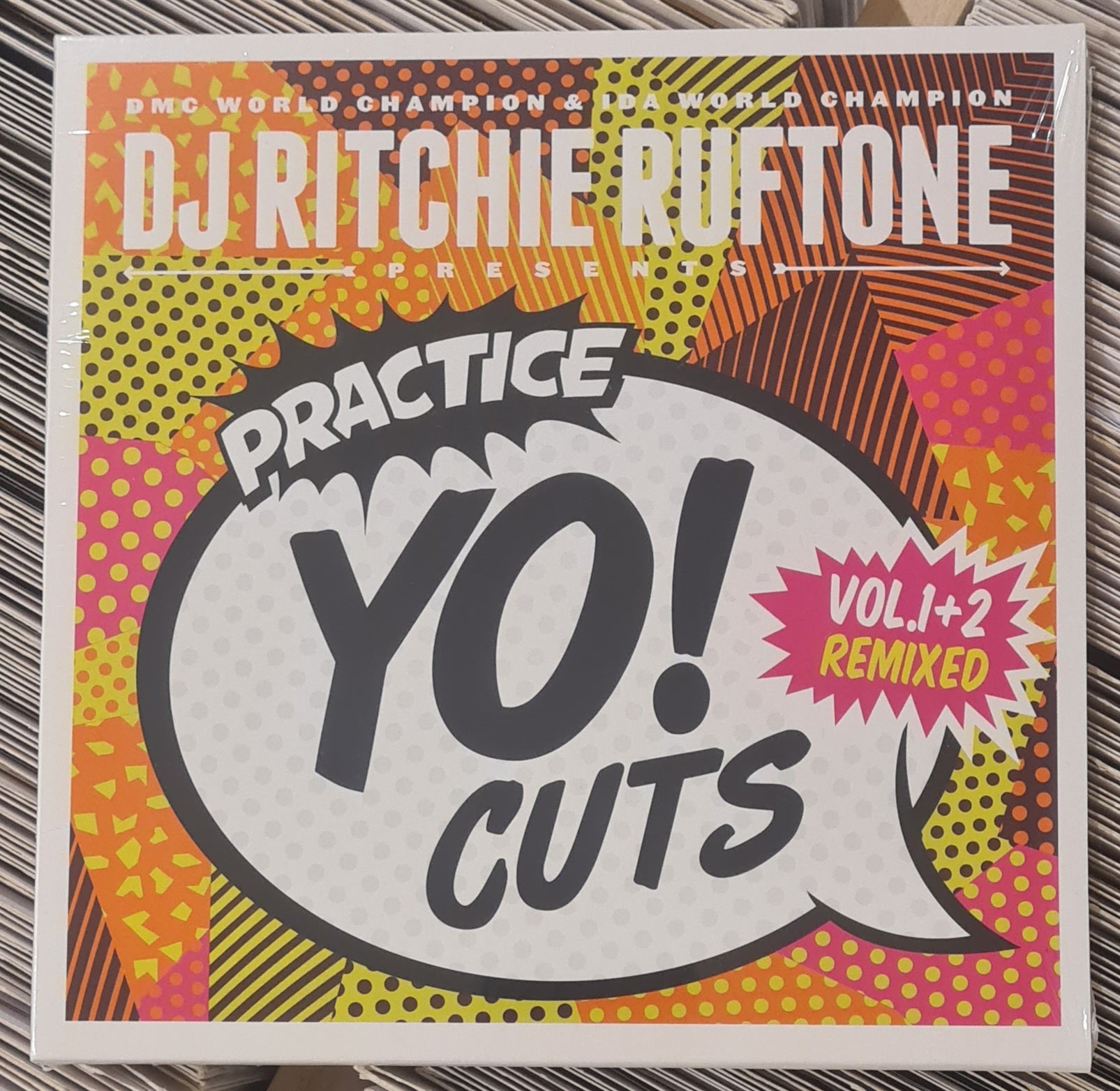 DJ RITCHIE RUFTONE - Practice Yo! Cuts Vol 1 & 2 Remixed - 7" Colour - Last 2