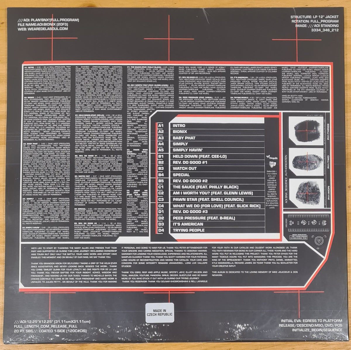 De La Soul - AOI: Bionix (Reissue) - 2 x LP Album - Last 1