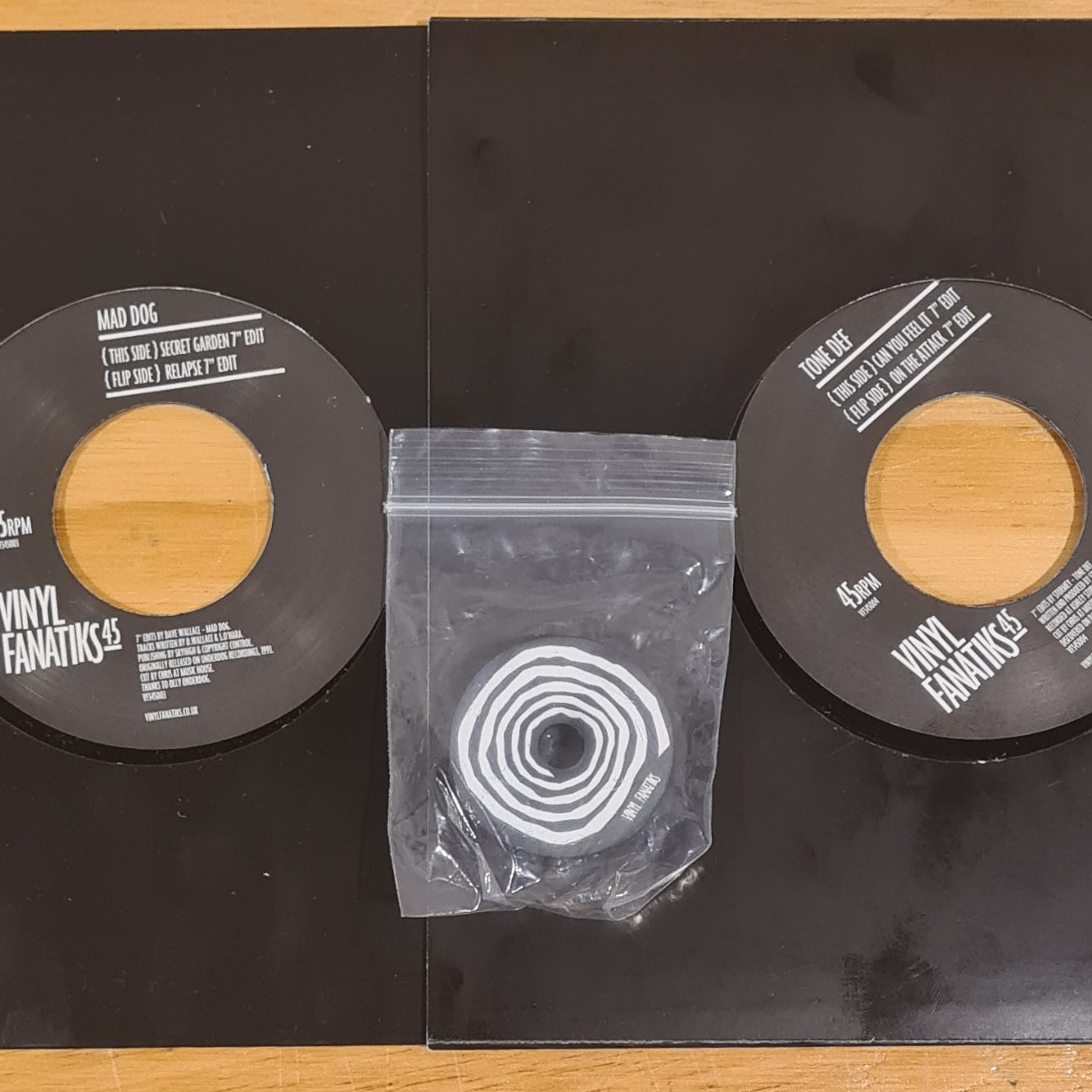 VINYL FANATIKS 45 PACK - 003/004 + 7" ADAPTER - Last 3