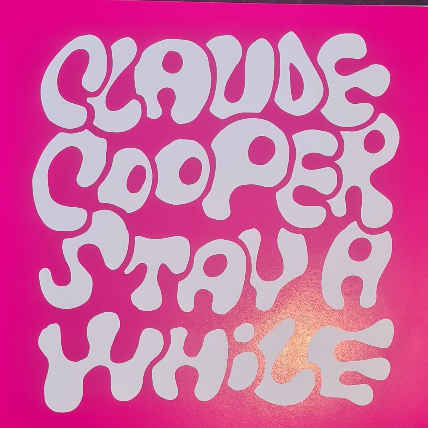 Claude Cooper - Stay A While / Dance Tonight - Friendly Recordings - 7" PINK Last 3