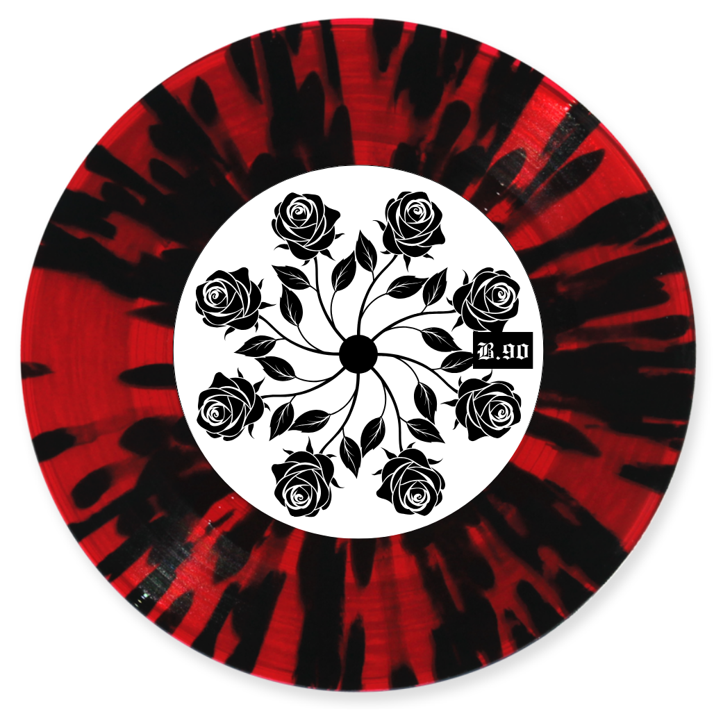 Pre Order - Bad Bunny - Remixes - 7" RED / BLK Splatter