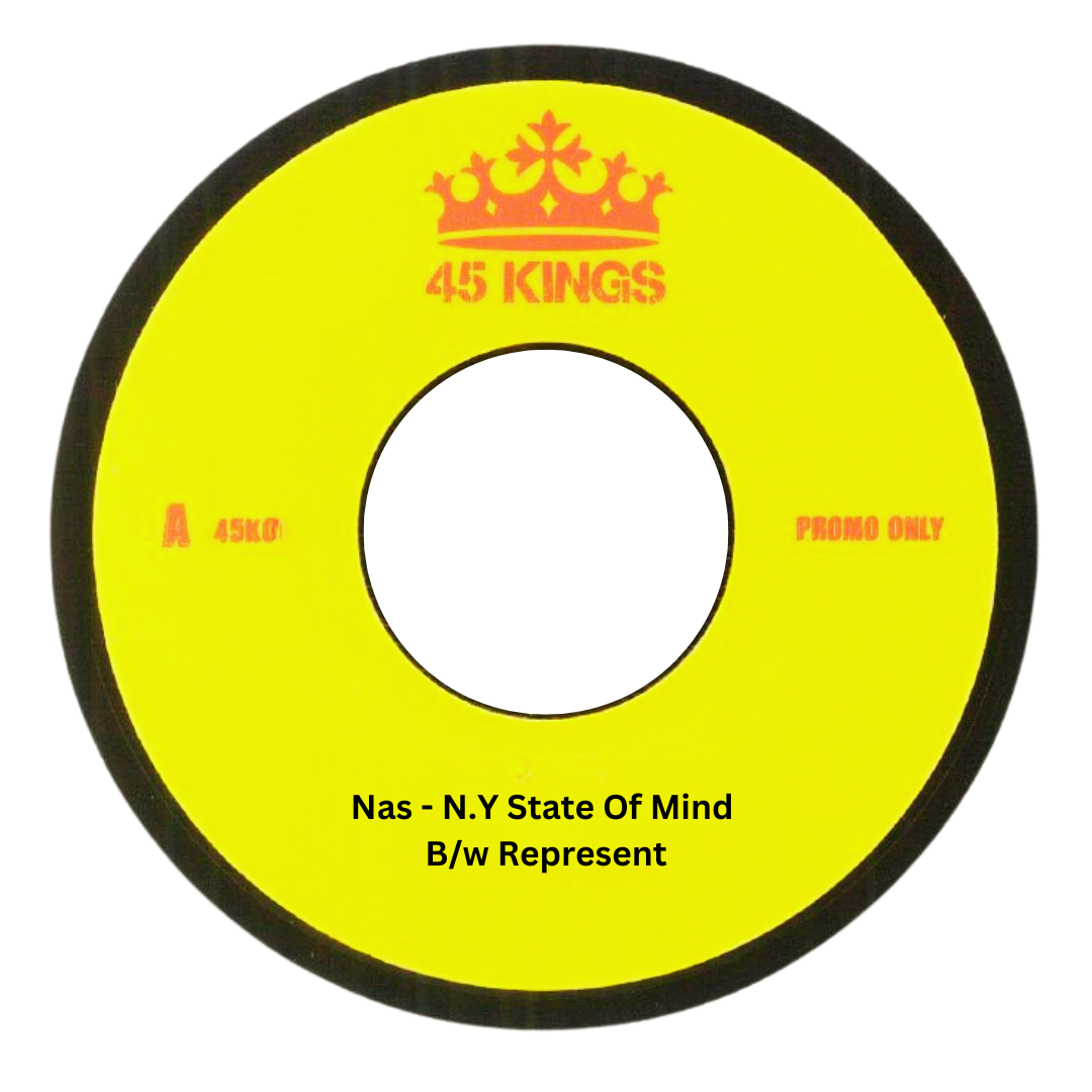 Pre Order - 45 Kings - Vol 12 - Nas - N.Y state of Mind / Represent - 7" Last 2