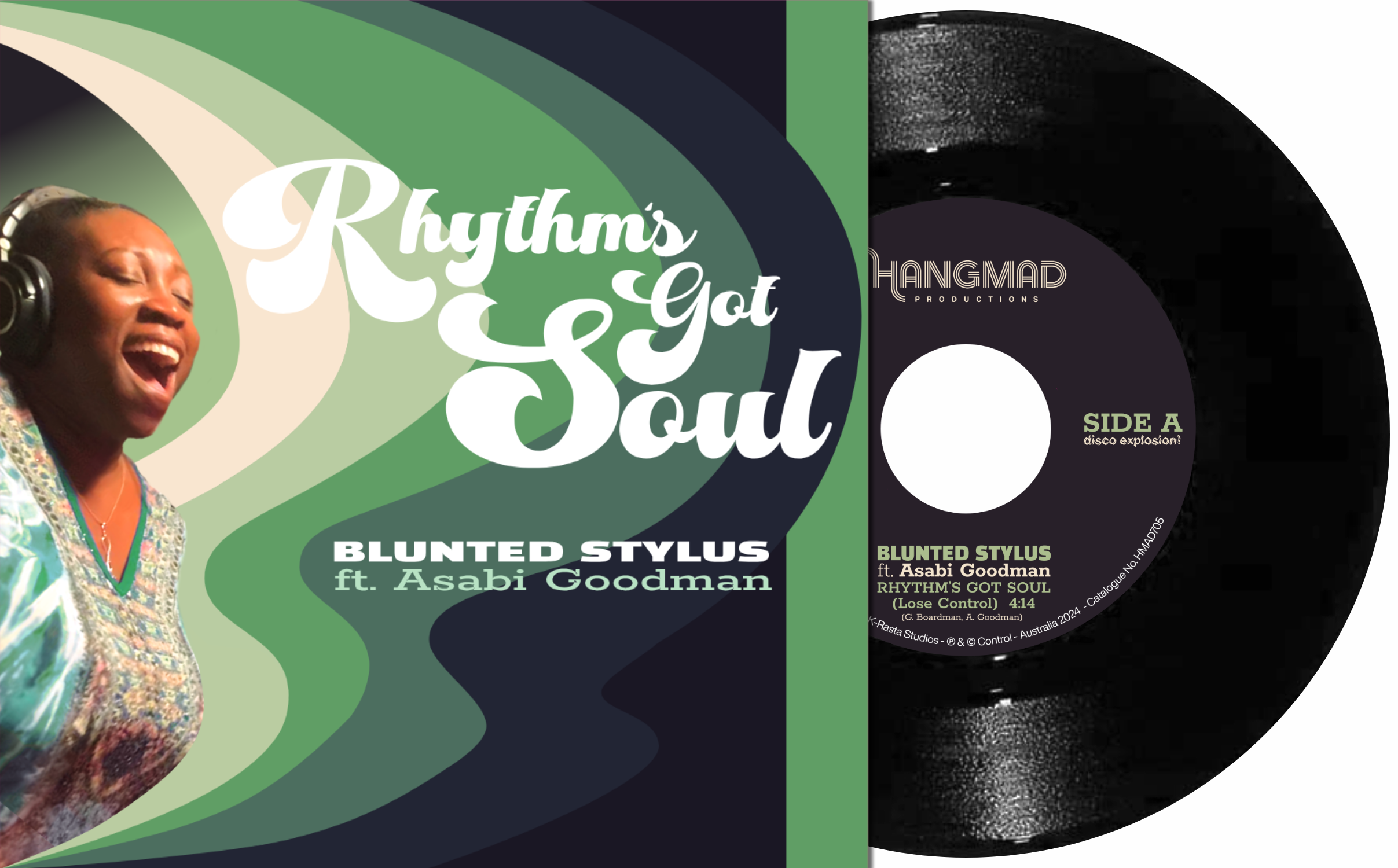 Blunted Stylus ft. Asabi Goodman - Rhythm’s Got Soul - 7" Last 1