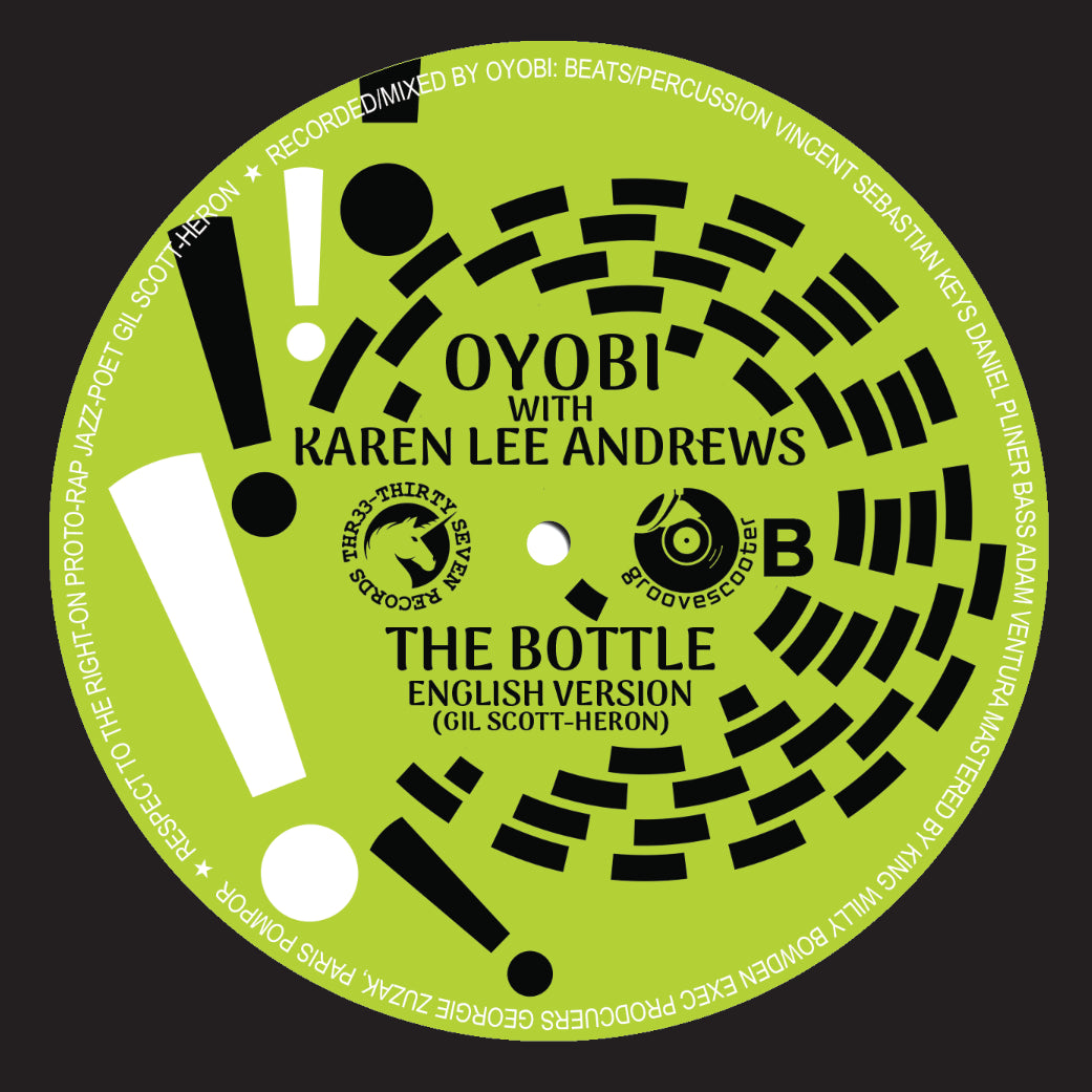 Oyobi - The Bottle - Spanish / English Versions feat. Kaimán Jiménez - 7"