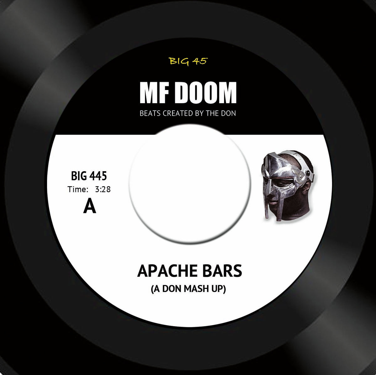 Pre Order - MF DOOM / NAS - APACHE BARS / LIFE'S A BITCH - 7"