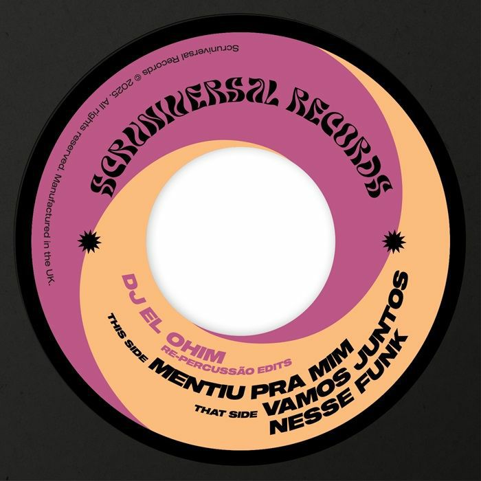 DJ EL OHIM - Re-Percussao Edits - Scruniversal - 7" - Last 4