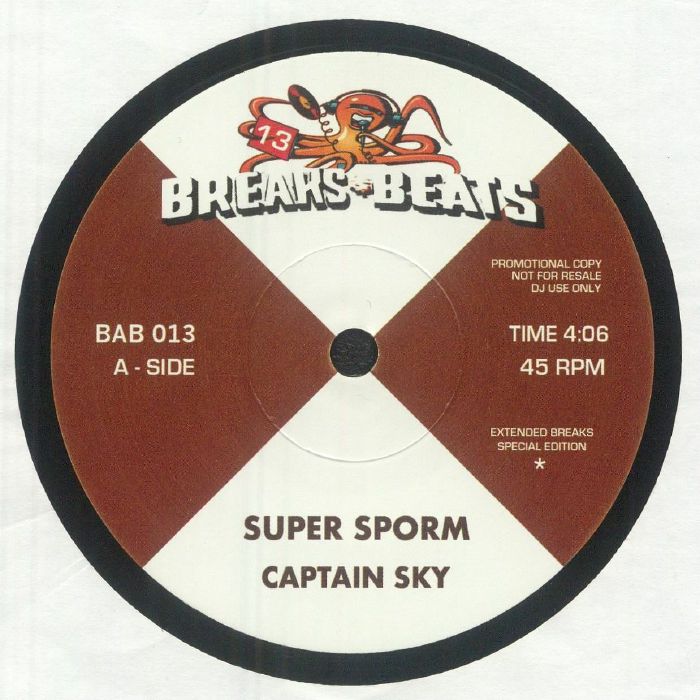 CAPTAIN SKY / GUS POOLE - Super Sporm - Breaks & Beats - 7" - Last 5