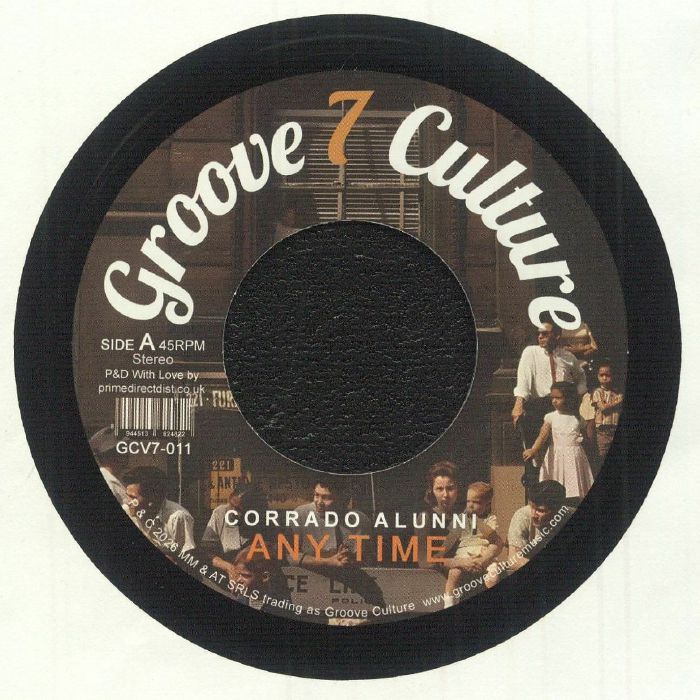 Corrado ALUNNI - Any Time -  Groove Culture Seven Italy - 7"