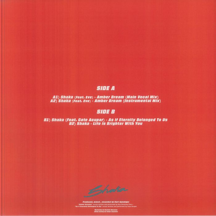 SHAKA - Amber Dream - EP Silver Walker - 12"