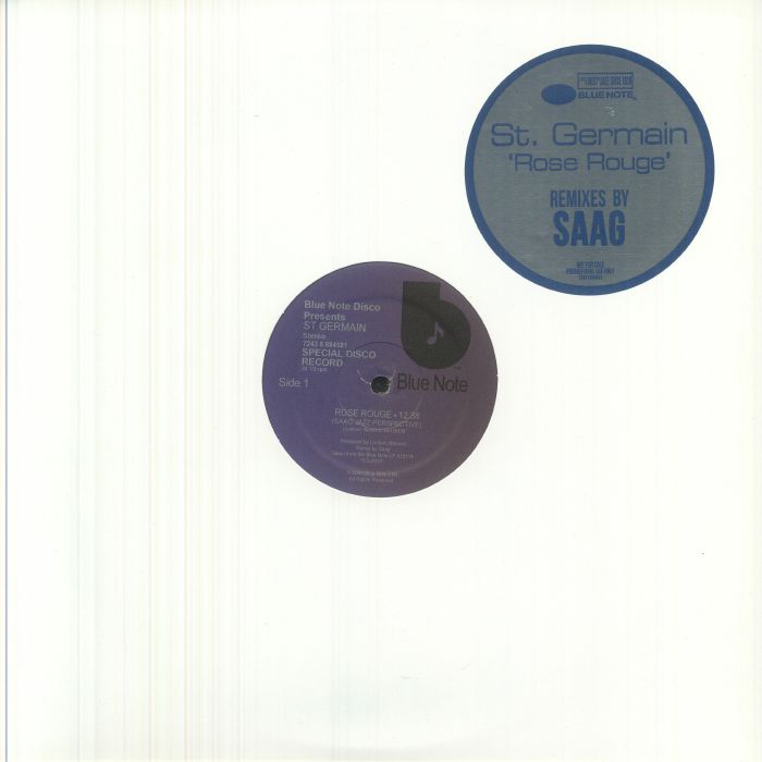 Pre Order - ST GERMAIN - Rose Rouge (Saag remixes) Blue Note US - 12" Last 2