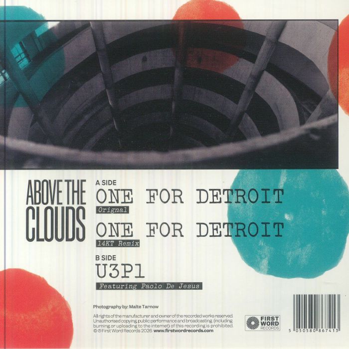 ABOVE THE CLOUDS / KIDKANEVIL / MAGIC MANFRED - One For Detroit - First Word - 7"