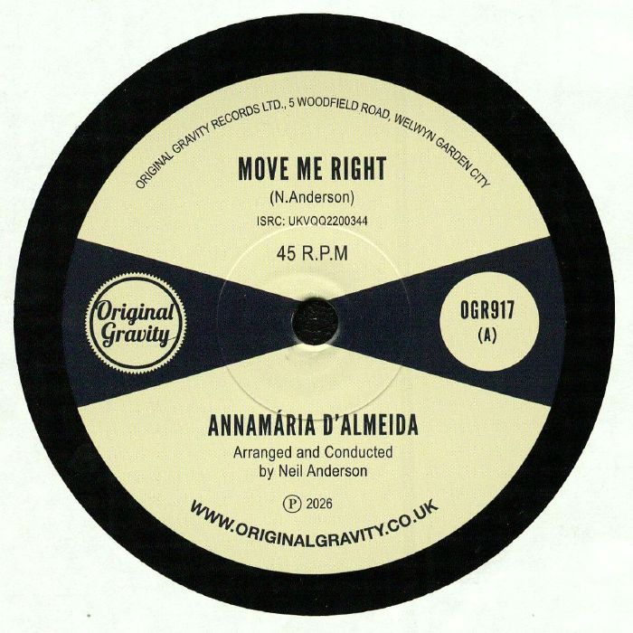 Amamaria D'ALMEDIA / NESTOR ALVAREZ - Move Me Right - Original Gravity - 7"