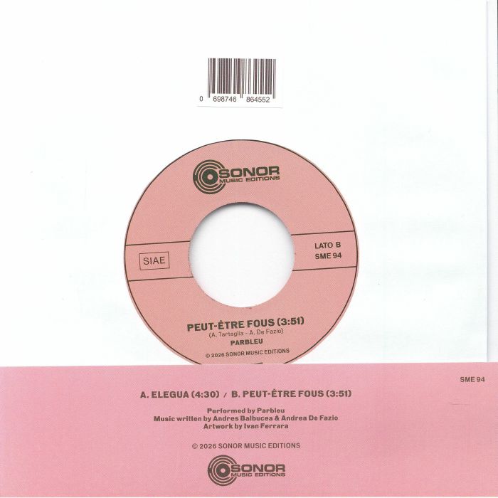 PARBLEU - Elegua - Sonor Music Editions Italy - 7"