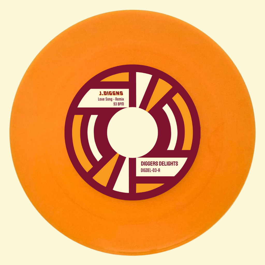 Diggers Delights 03 - J. Diggns - Love Song / J Atomic Dawg - ORANGE 7" - Last 2