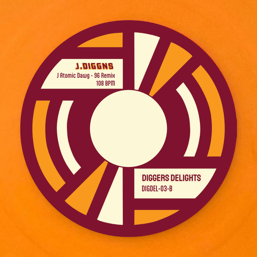 Diggers Delights 03 - J. Diggns - Love Song / J Atomic Dawg - ORANGE 7" - Last 2