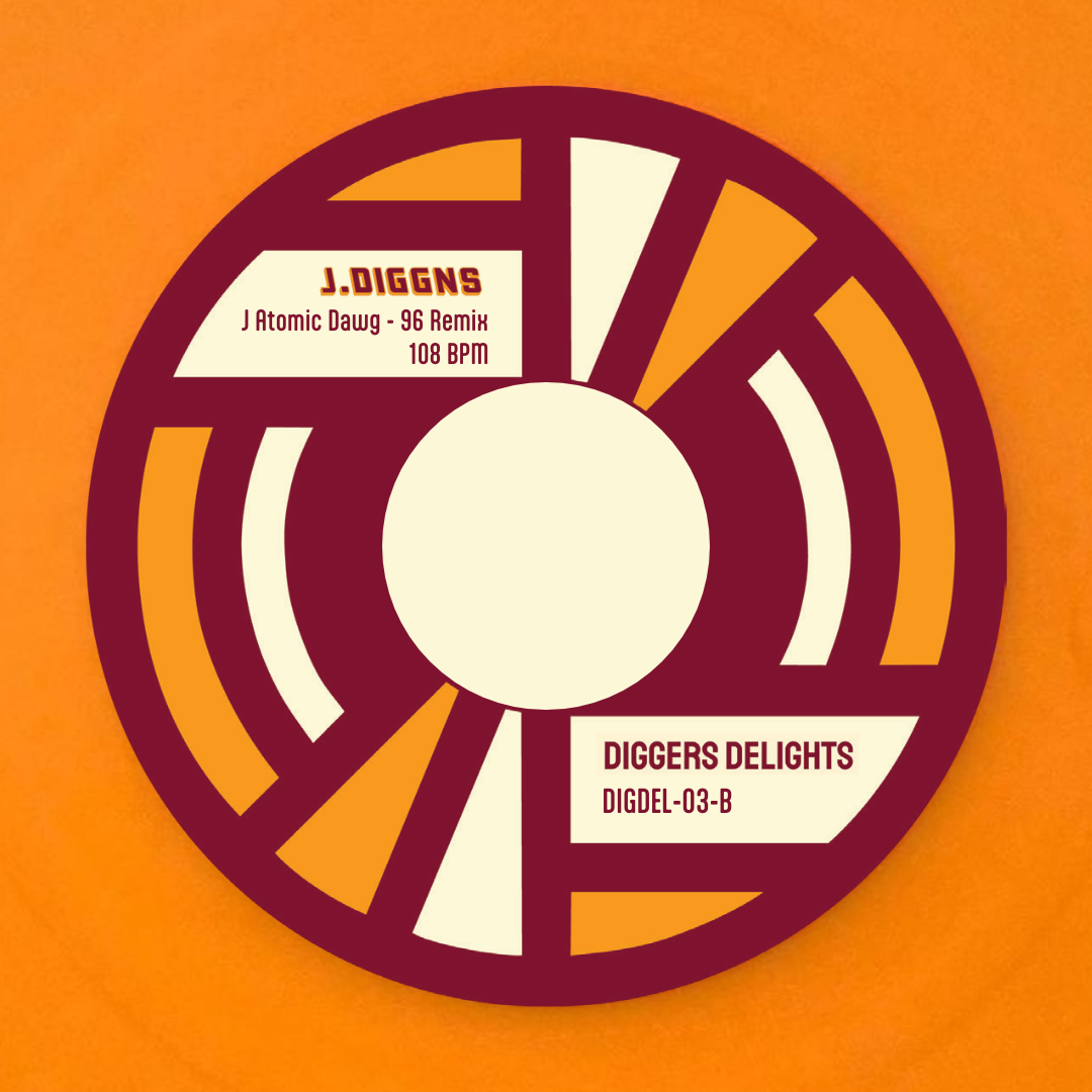 Diggers Delights 03 - J. Diggns - Love Song / J Atomic Dawg - ORANGE 7" - Last 2