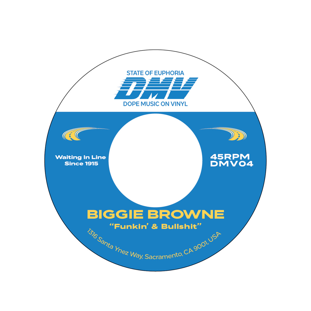 Pre Order - Biggie Browne - Funkin’ Bullshit / A Tribe Called Supreme - Electric Energy - 7"