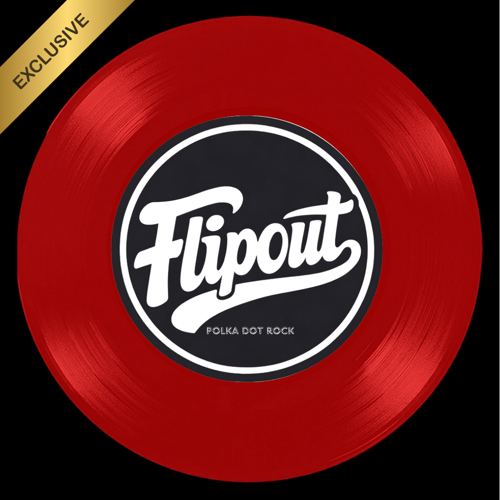 Pre Order - Dr's signature series 01 - FLIPOUT - Polka Dot Rock / Doecha - 7" RED