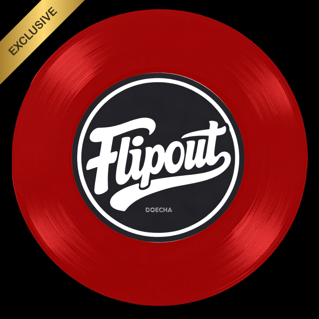 Pre Order - Dr's signature series 01 - FLIPOUT - Polka Dot Rock / Doecha - 7" RED