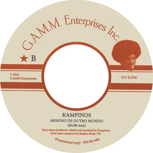 Pre Order - KAMPINOS - GOLDEN EGGS / MENINO DE OUTRO MUNDO - 7” Last 3