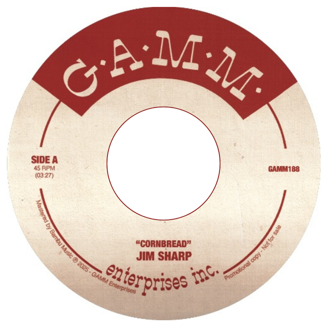 Pre Order - Jim Sharp - Cornbread / 2000Twentyfoe - GAMM - 7" Last 1