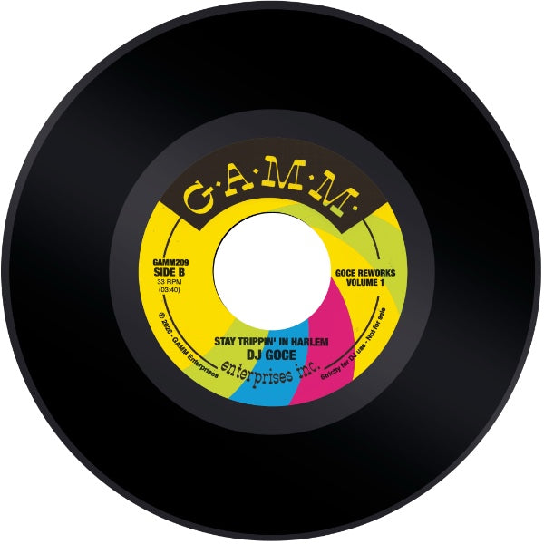 Pre Order - DJ GOCE - GOCE REWORKS VOL. 1 - GAMM - 7"