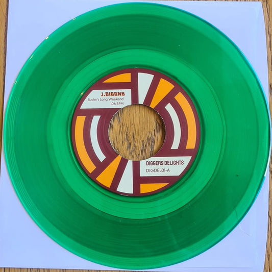 Diggers Delights 01 - Buster's Long Weekend / Nasty Player - LTD Edition Green Colour 7" Last 4