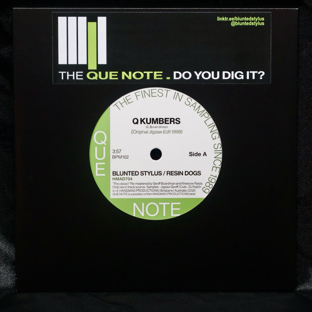BLUNTED STYLUS - Q KUMBERS 45 edit / DJ Ransom Remix - 7" Single - BLK