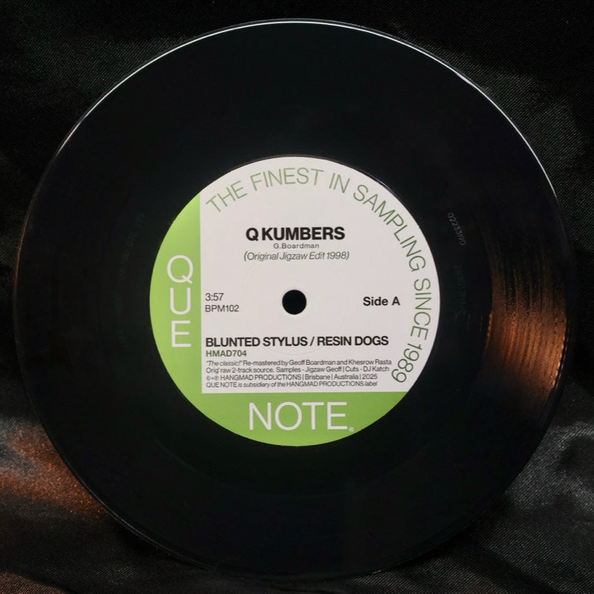 BLUNTED STYLUS - Q KUMBERS 45 edit / DJ Ransom Remix - 7" Single - BLK