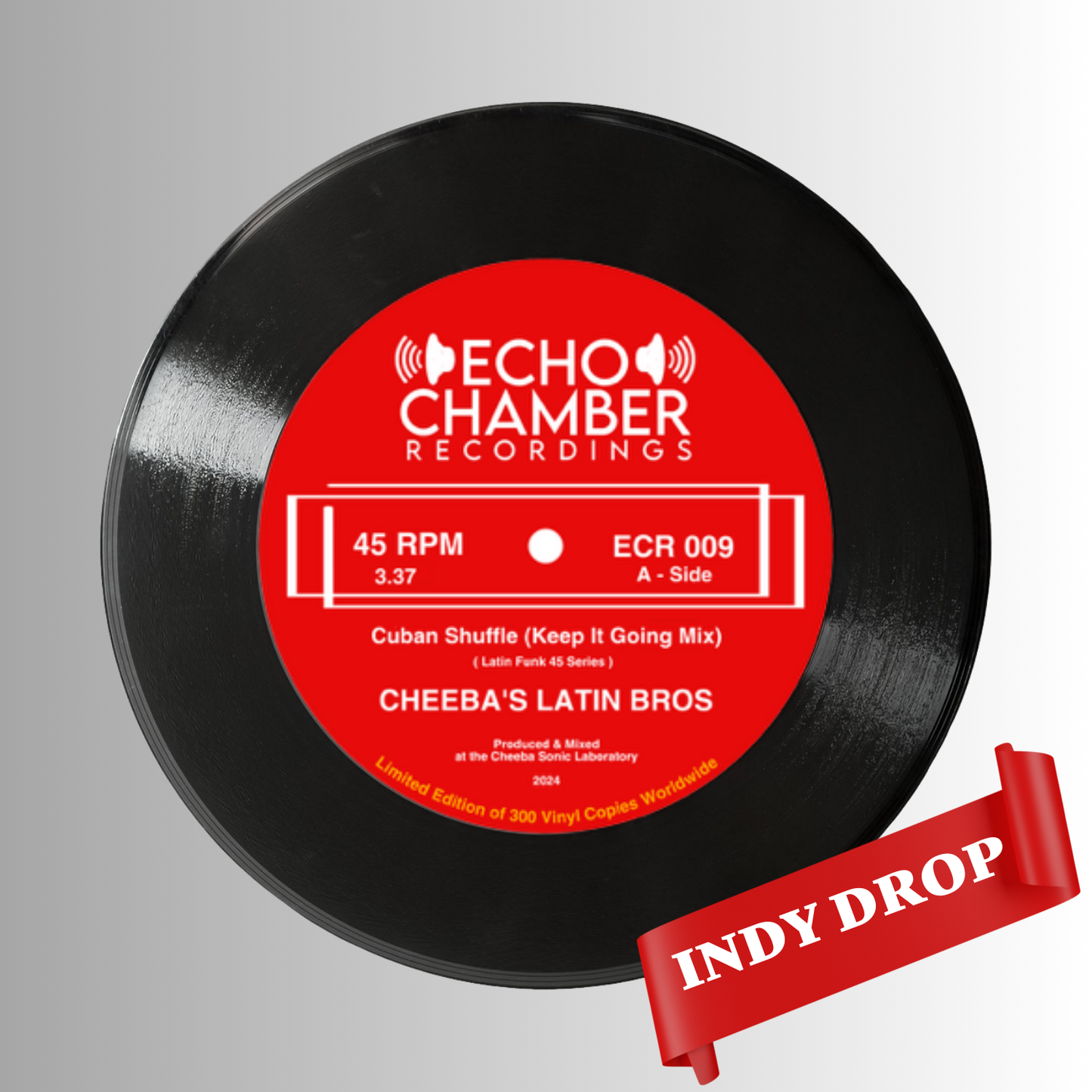 Pre Order - CHEEBA’S LATIN BROS - Cuban Shuffle (Keep It Going Mix)/ Pablo’s Theme - 7"