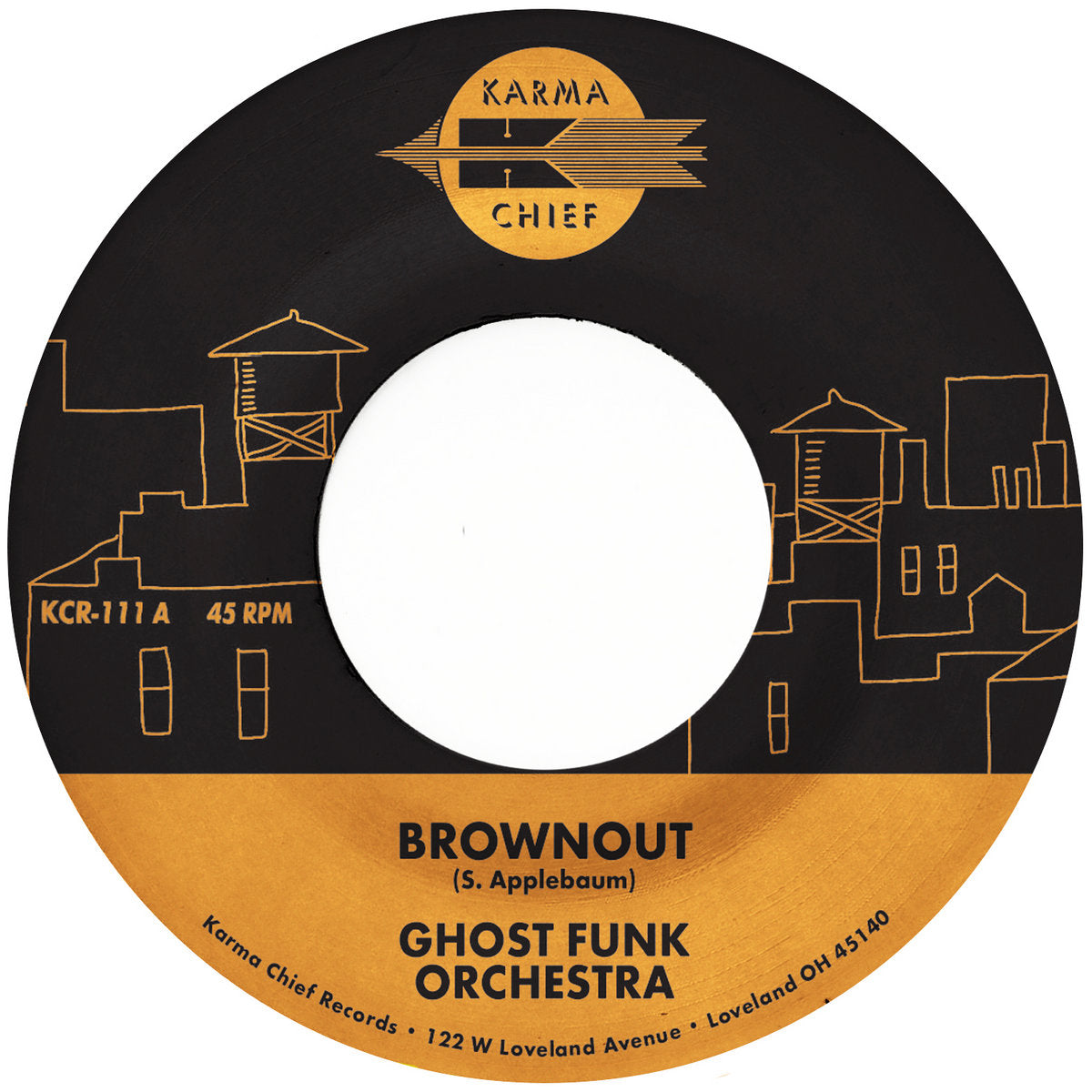 GHOST FUNK ORCHESTRA - BROWNOUT / BONEYARD BAILE - 7″ Last 2