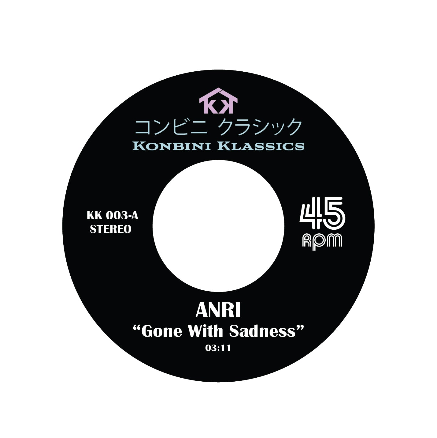 Pre Order - Konbini Klassics - Anri - Gone with Sadness / Yurie Kokubu - Dancing Tonight - 7"