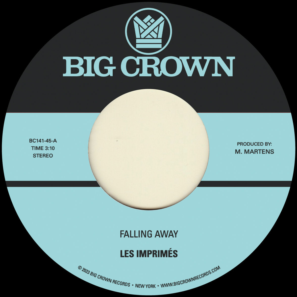 Les Imprimes - Falling Away / Still here - Big Crown Rec. 7" Last 2