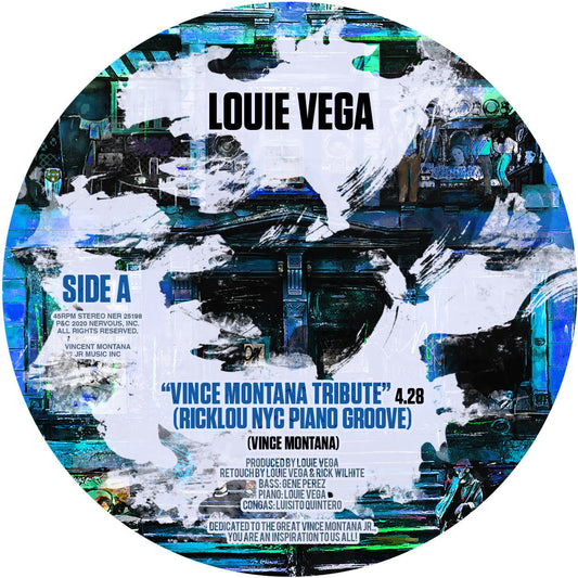 Pre Order - Louie Vega - Vince Montana Tribute - Nervous Records - 7" YELLOW - Last 1