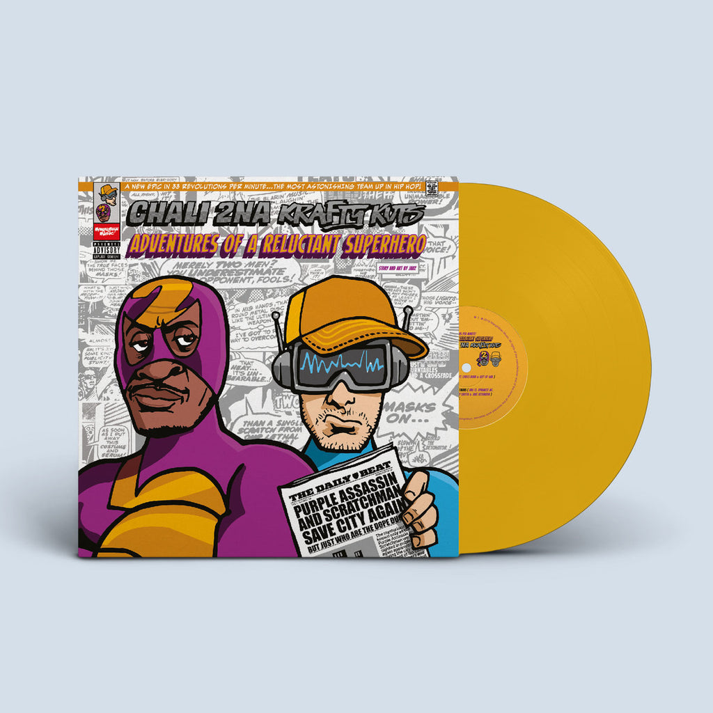 Chali 2NA, Krafty Kuts – Adventures Of A Reluctant Superhero - LP - Yellow Colour