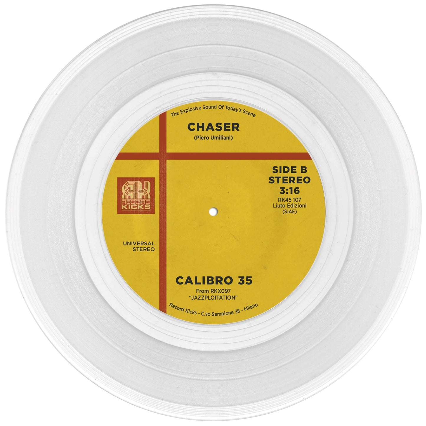 Pre Order - Calibro 35 - Lunedì Cinema / Chaser - Record Kicks - 7" Last 4