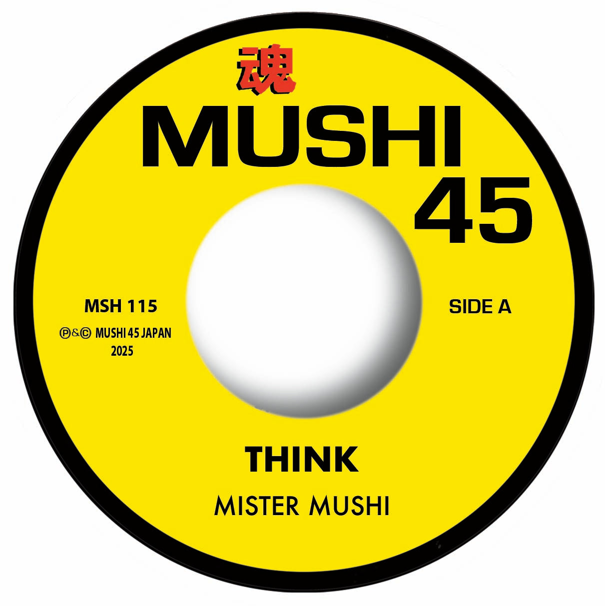 Pre Order - MISTER MUSHI - Think / Once in a remix - 7"