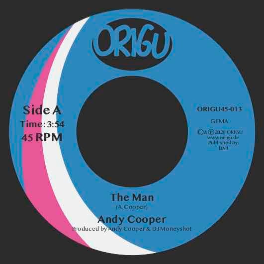 ANDY COOPER - THE MAN B/W FLY TONITE  - 7" Last 1