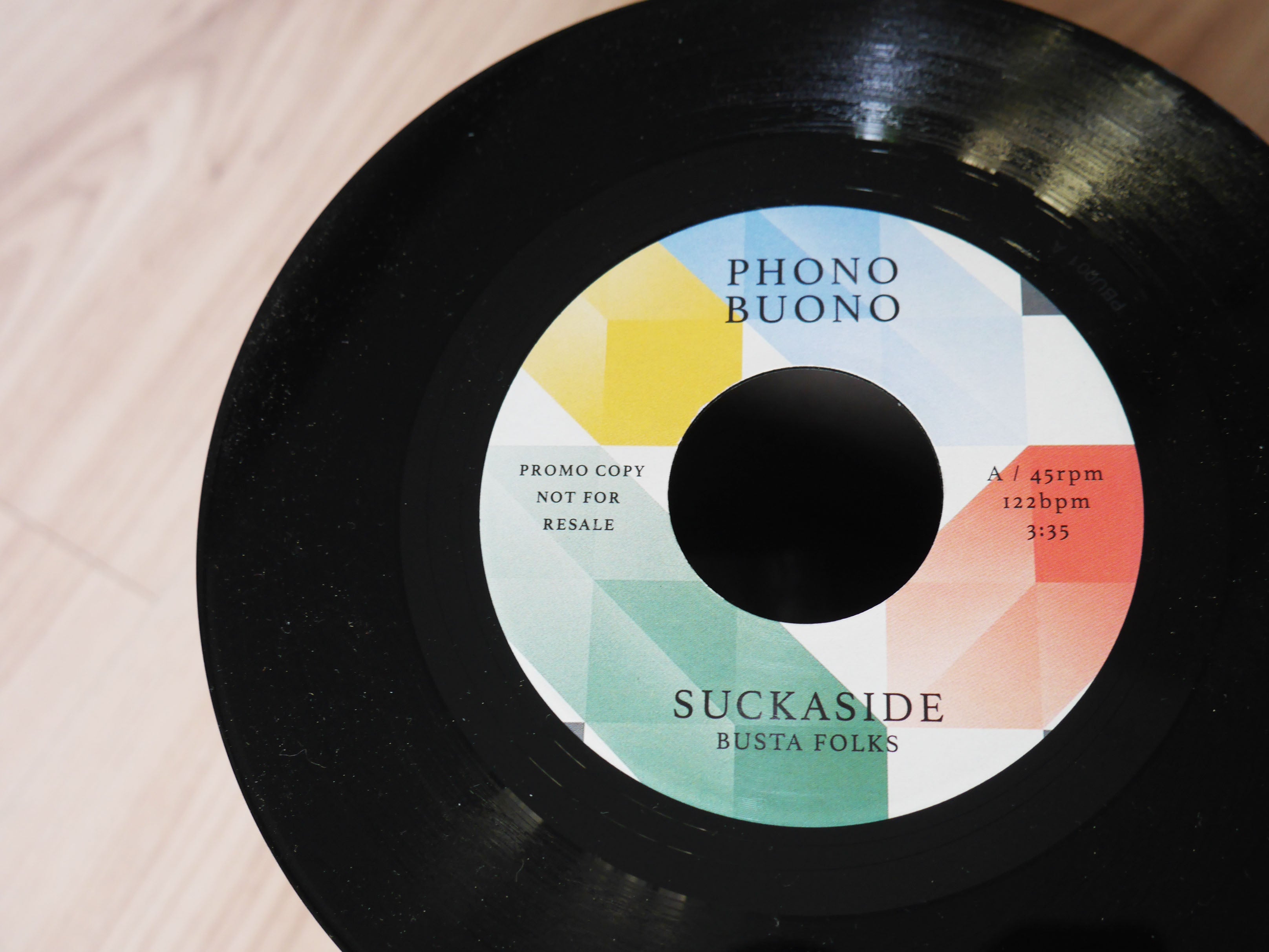 Pre Order - Suckaside - Busta Folks / Frontier Psychiatrist - Phono Buono - 7"