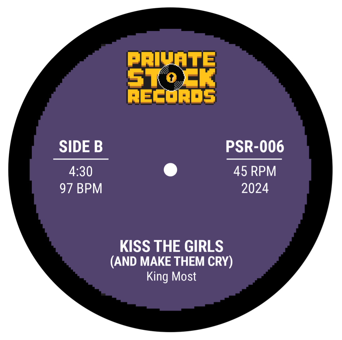 PSR-006 - Stro Elliot  - Slapture / King Most - Kiss The Girls - 7" Last 1