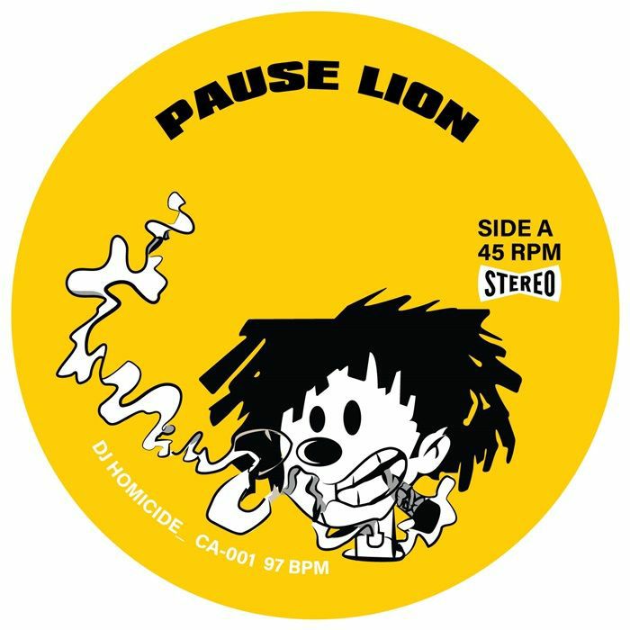 Pre Order - DJ HOMICIDE - Pause Lion / Ghetto Scenario - CA US - 7"