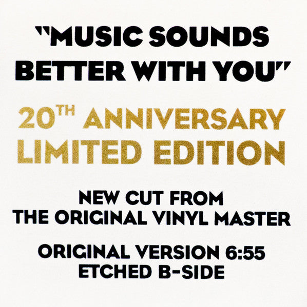STARDUST - Music Sounds Better With You (reissue) Etched vinyl - 12" Single - Last 3